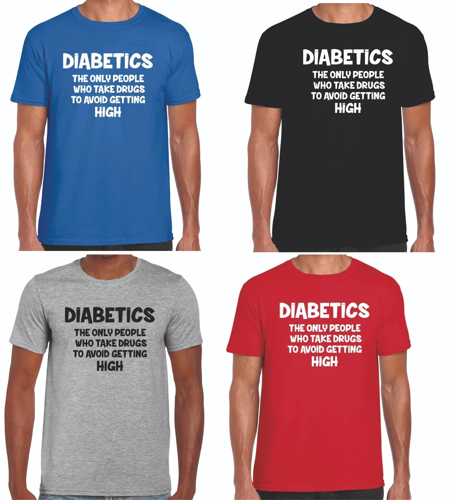 DIABETIC FUNNY T SHIRT, DIABETES, INSULIN  SIZE SMALL TO 5XL Unisex T-shirt, Sweatshirt, Hoodie, Long Sleeve Tee - T-Shirt, Sweatshirt, Hoodie