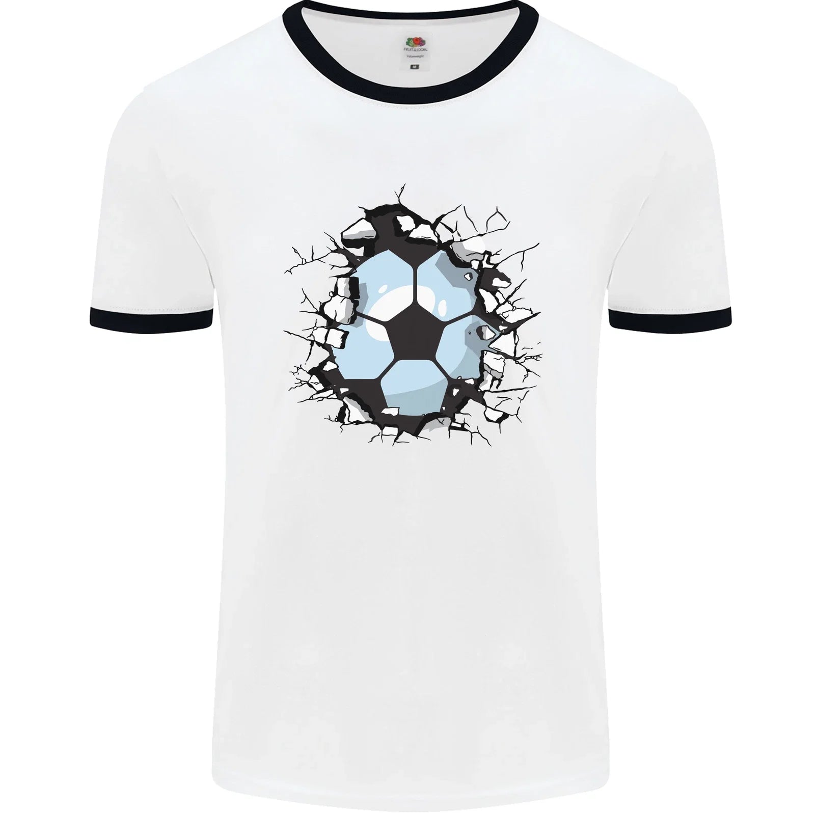 Football Smash Soccer Player Ball Mens Ringer T-Shirt Unisex T-shirt, Sweatshirt, Hoodie, Long Sleeve Tee - T-Shirt, Sweatshirt, Hoodie