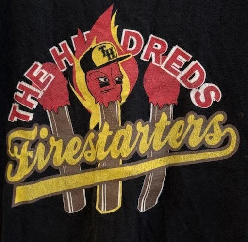 The Hundreds Y2K  Firestarters Mens Black T Shirt Size M USA Made Unisex T-shirt, Sweatshirt, Hoodie, Long Sleeve Tee - T-Shirt, Sweatshirt, Hoodie