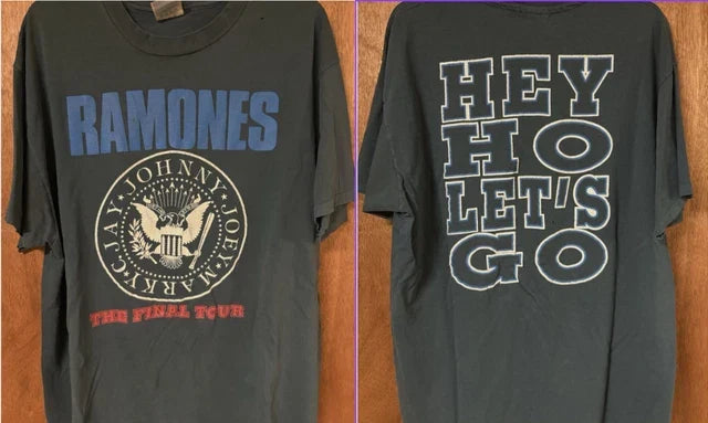 90s 1996 Ramones The Final Tour T Shirt Unisex T-shirt, Sweatshirt, Hoodie, Long Sleeve Tee - T-Shirt, Sweatshirt, Hoodie