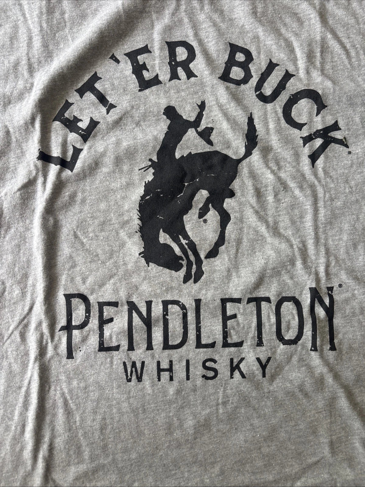 Pendleton Whisky Let'er Buck T Shirt Adult XL Rodeo Cowboy NEW Unisex T-shirt, Sweatshirt, Hoodie, Long Sleeve Tee - T-Shirt, Sweatshirt, Hoodie