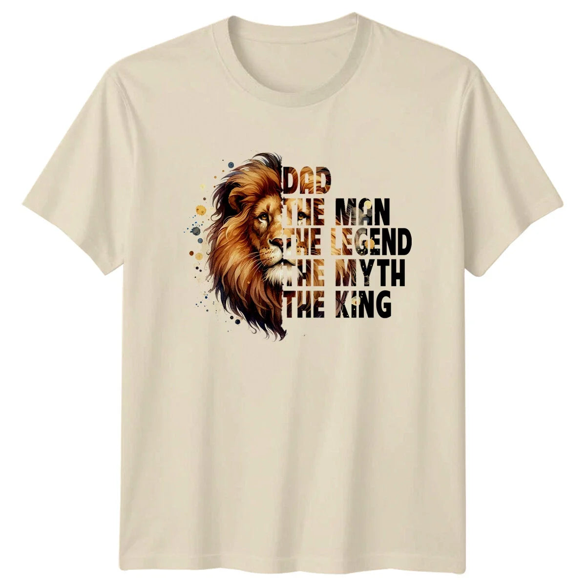 Lion Dad The Man The Legend The Myth The King Fathers Day T-Shirt Unisex T-shirt, Sweatshirt, Hoodie, Long Sleeve Tee - T-Shirt, Sweatshirt, Hoodie