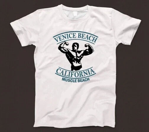 Venice Beach California T Shirt 735 Muscle Arnold Gym Weightlifting Fitness New Unisex T-shirt, Sweatshirt, Hoodie, Long Sleeve Tee - T-Shirt, Sweatshirt, Hoodie