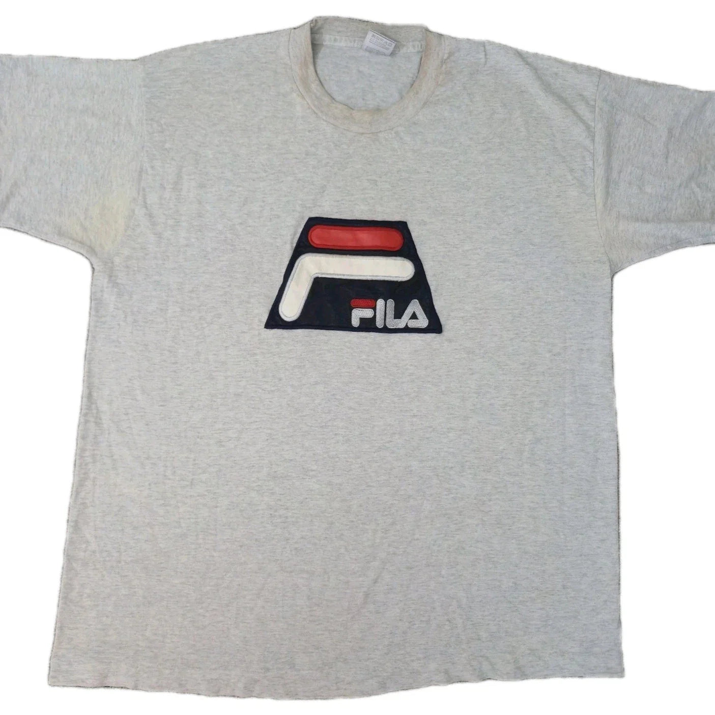 VTG Fila T Shirt Mens XL White Spell Out 90s USA Made Gray FOTL Soccer Unisex T-shirt, Sweatshirt, Hoodie, Long Sleeve Tee - T-Shirt, Sweatshirt, Hoodie