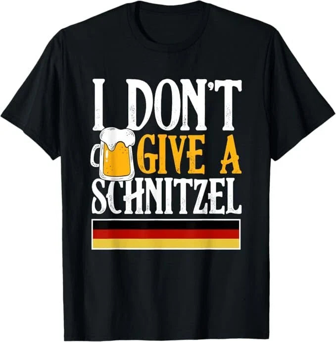 I Don't Give A Schnitzel German Beer Wurst Funny Oktoberfest T-Shirt Unisex T-shirt, Sweatshirt, Hoodie, Long Sleeve Tee - T-Shirt, Sweatshirt, Hoodie
