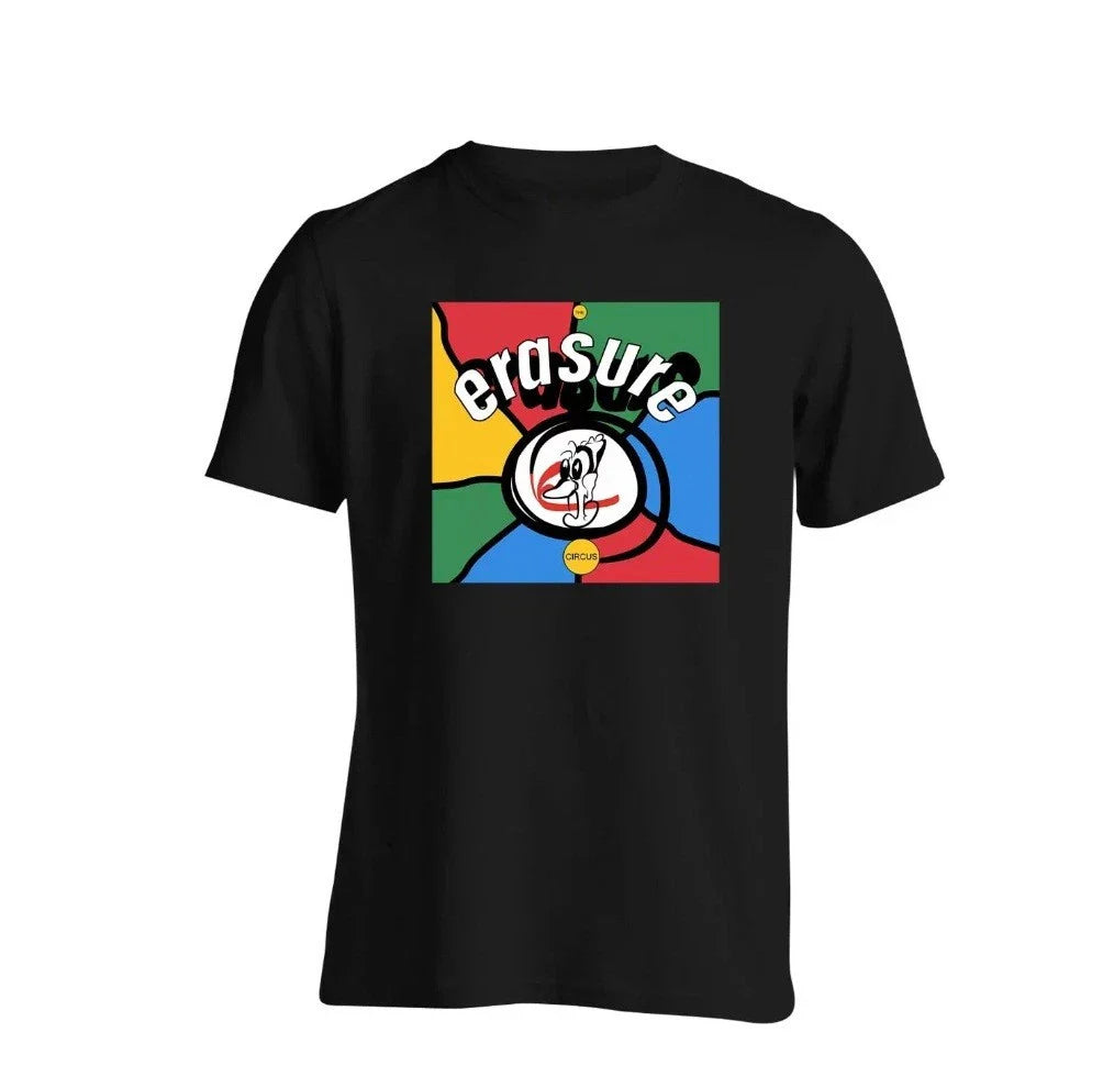 Erasure T Shirt The Circus Album 80's Synth Pop Band S,M,L,XL,2XL Unisex T-shirt, Sweatshirt, Hoodie, Long Sleeve Tee - T-Shirt, Sweatshirt, Hoodie