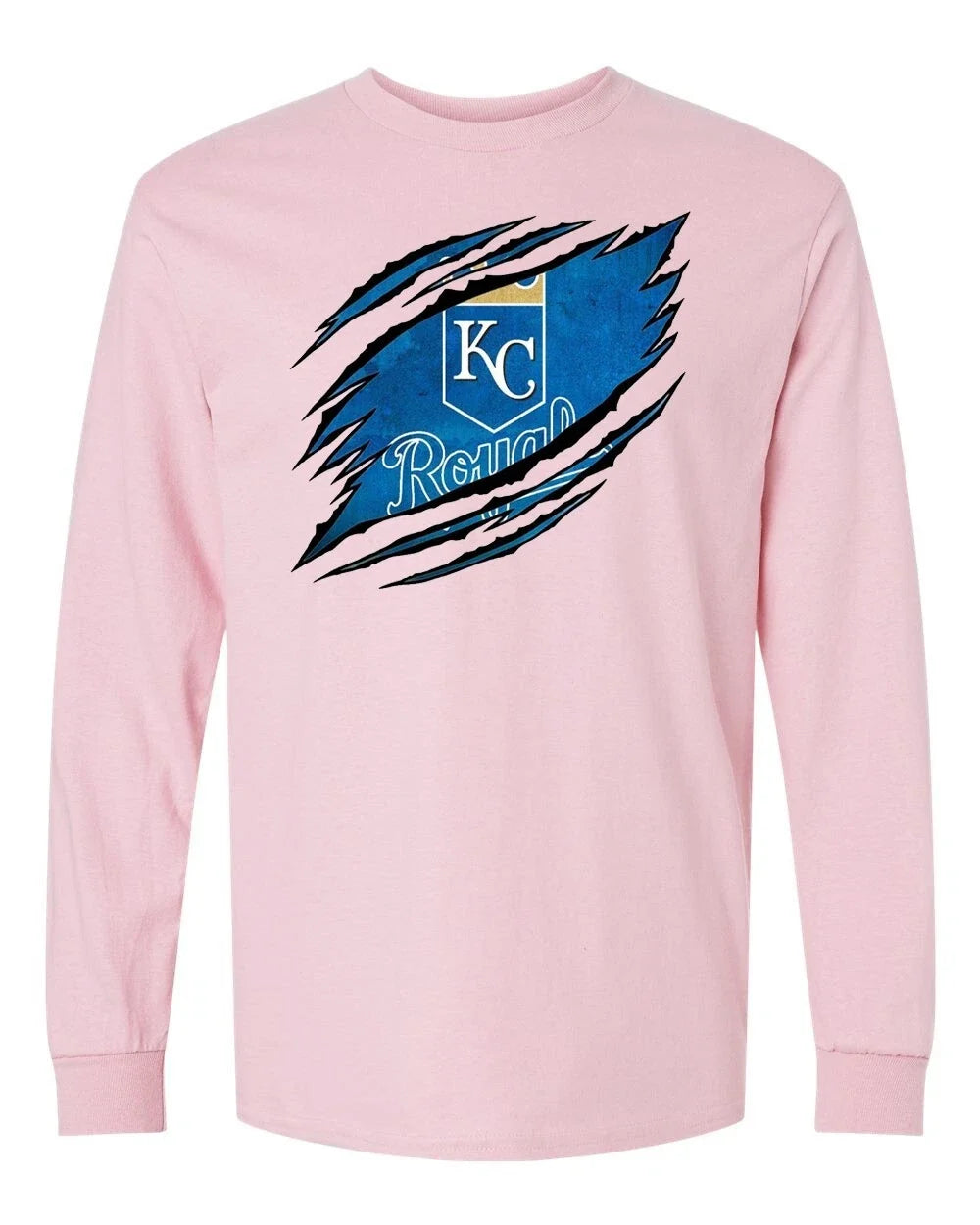KC - Kansas City - Royals - Baseball - Long Sleeve - Fast Shipping - Unisex Unisex T-shirt, Sweatshirt, Hoodie, Long Sleeve Tee - T-Shirt, Sweatshirt, Hoodie