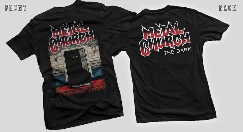 New Dtg/Dtf printed T-shirt - METAL CHURCH- The Dark - size- S,M,L,XL,2-3-4-5 Unisex T-shirt, Sweatshirt, Hoodie, Long Sleeve Tee - T-Shirt, Sweatshirt, Hoodie