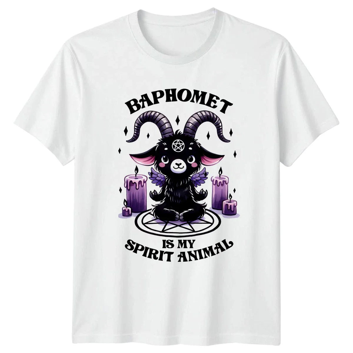 Baphomet Is My Spirit Animal T-Shirt Gift For Him And Her Unisex T-shirt, Sweatshirt, Hoodie, Long Sleeve Tee - T-Shirt, Sweatshirt, Hoodie