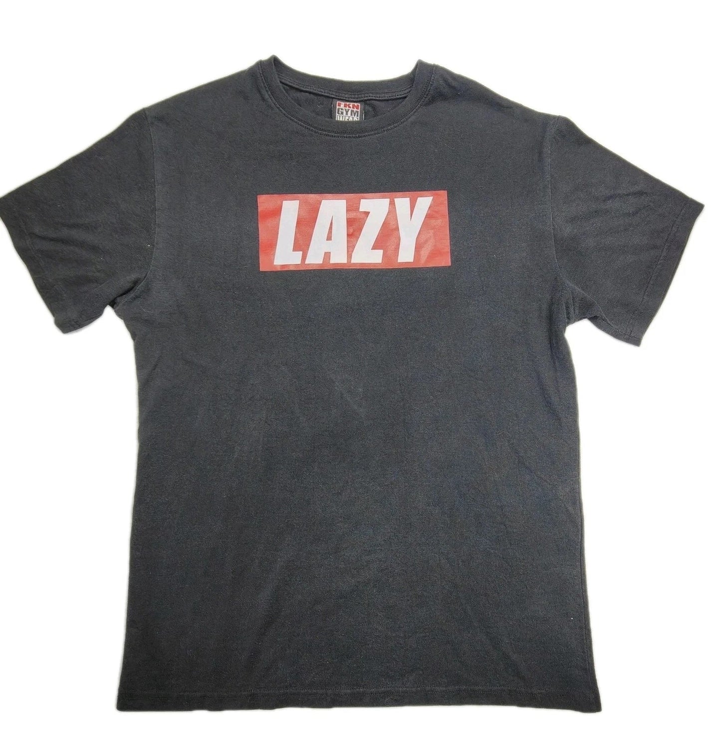Lazy T-shirt Mens XL Black FKN Gym Wear Workout Crossfit Casual Funny Big Logo Unisex T-shirt, Sweatshirt, Hoodie, Long Sleeve Tee - T-Shirt, Sweatshirt, Hoodie
