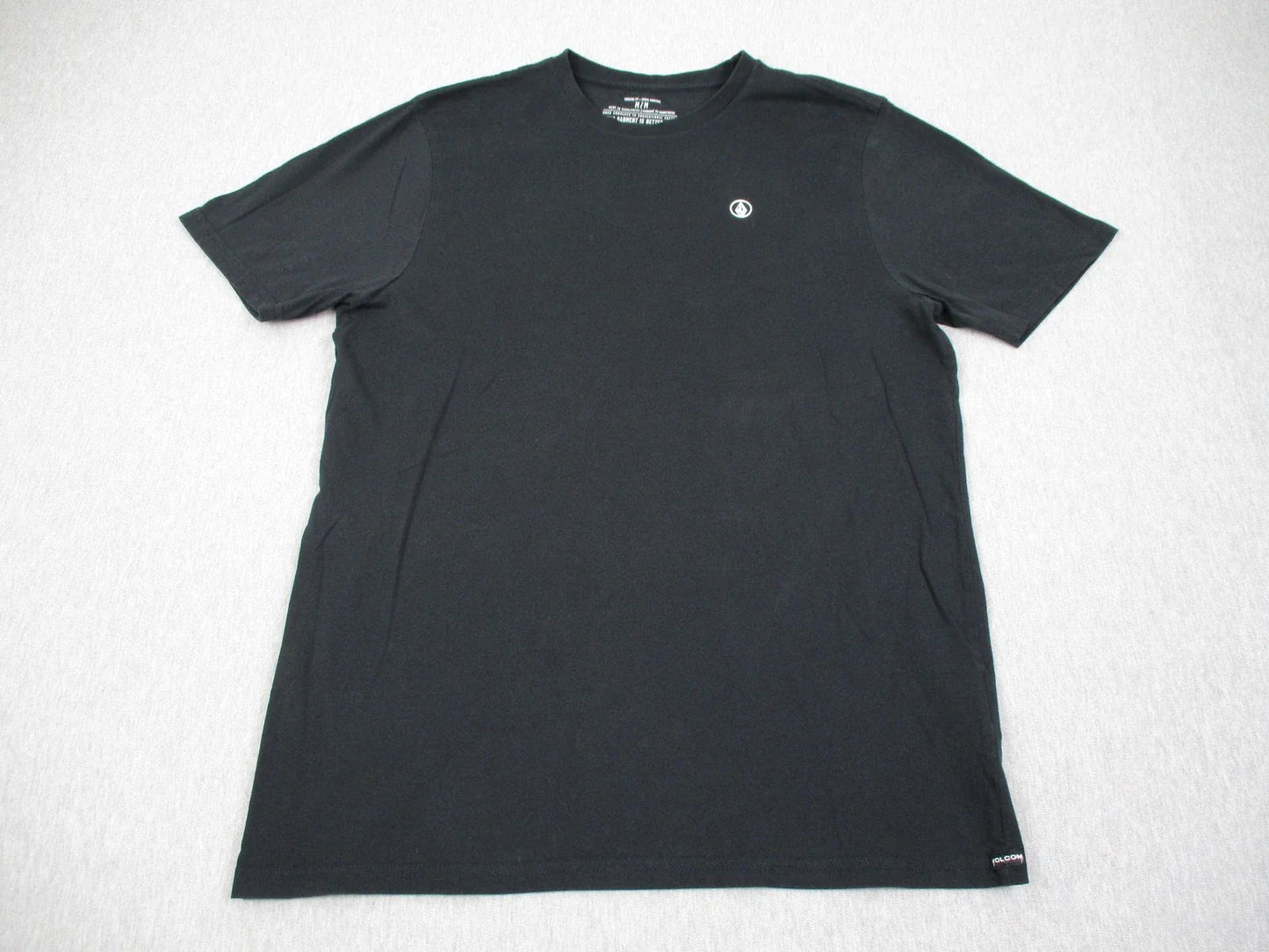 Volcom Shirt Mens Medium Black Modern Fit Organic Cotton Logo Tee Tagless Unisex T-shirt, Sweatshirt, Hoodie, Long Sleeve Tee - T-Shirt, Sweatshirt, Hoodie