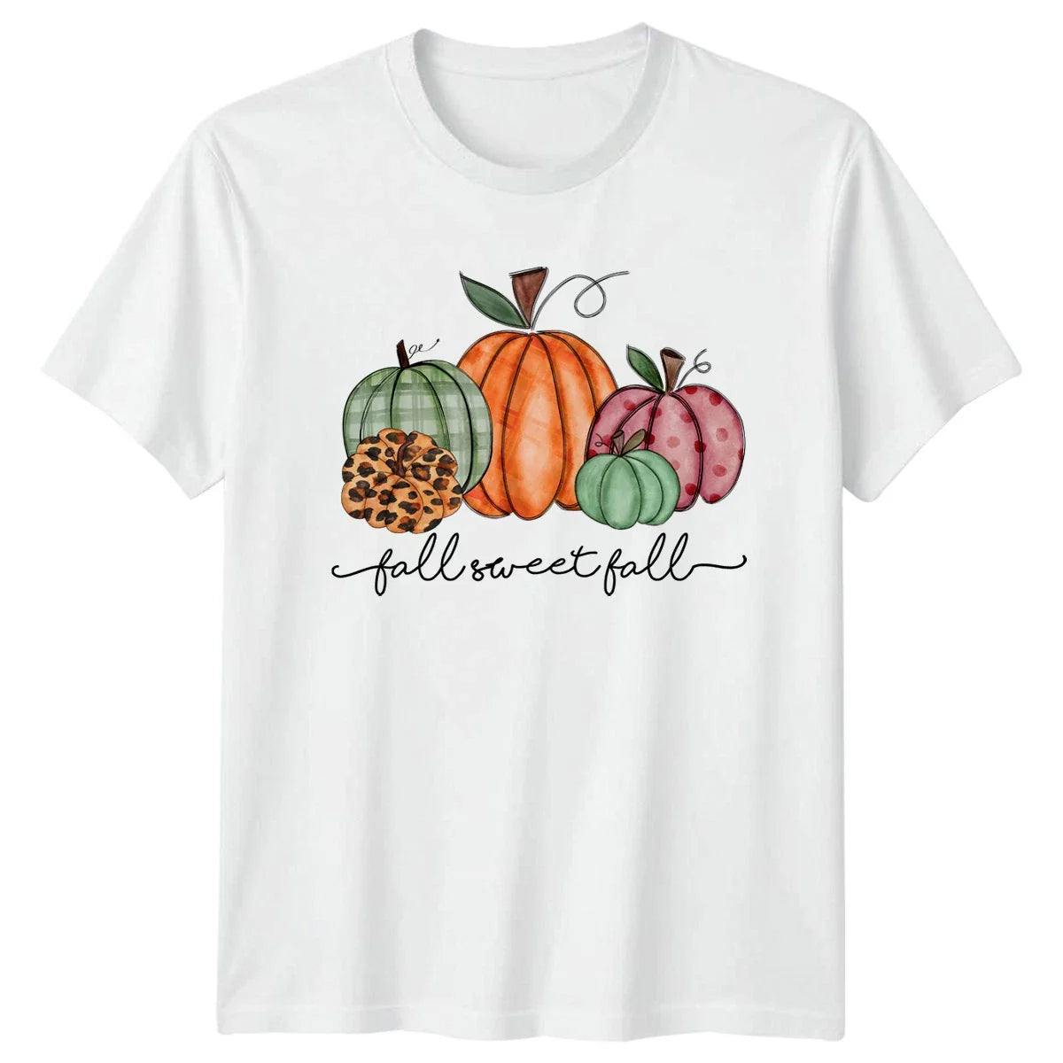 Fall Sweet Fall Womens T-Shirt Pumpkin Decor Autumn Gift For Her Unisex T-shirt, Sweatshirt, Hoodie, Long Sleeve Tee - T-Shirt, Sweatshirt, Hoodie