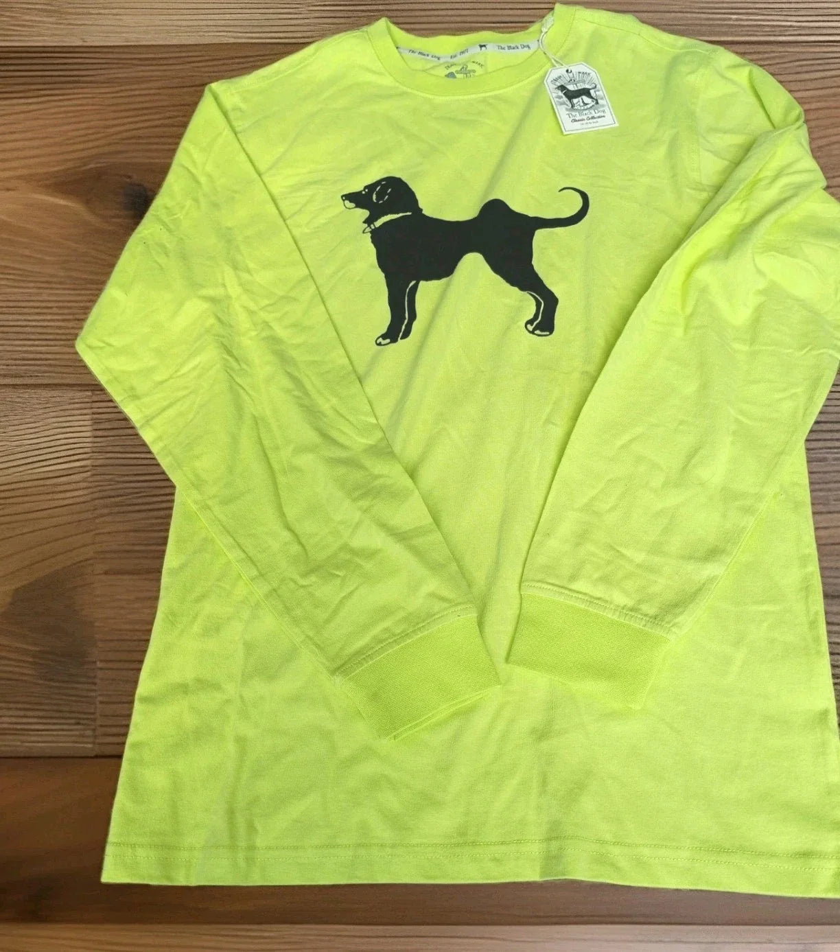Mens The Black Dog Heavyweight Long Sleeve T Shirt Spring Green Color Sz Medium Unisex T-shirt, Sweatshirt, Hoodie, Long Sleeve Tee - T-Shirt, Sweatshirt, Hoodie
