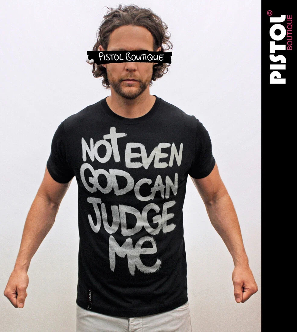 Pistol Boutique T-Shirt Noir Standard Fit  Col Rond Pas Mme Dieu Ne Peut Juger Unisex T-shirt, Sweatshirt, Hoodie, Long Sleeve Tee - T-Shirt, Sweatshirt, Hoodie