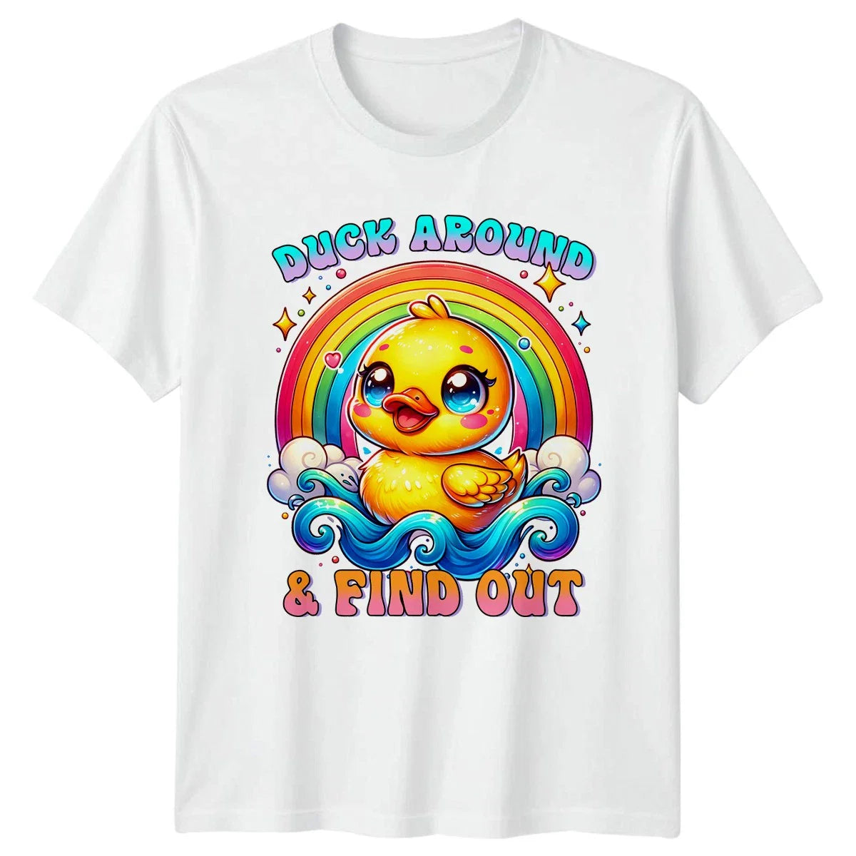 Duck Around & Find T-Shirt Kawaii Humor Duck Wildlife Birthday Unisex T-shirt, Sweatshirt, Hoodie, Long Sleeve Tee - T-Shirt, Sweatshirt, Hoodie