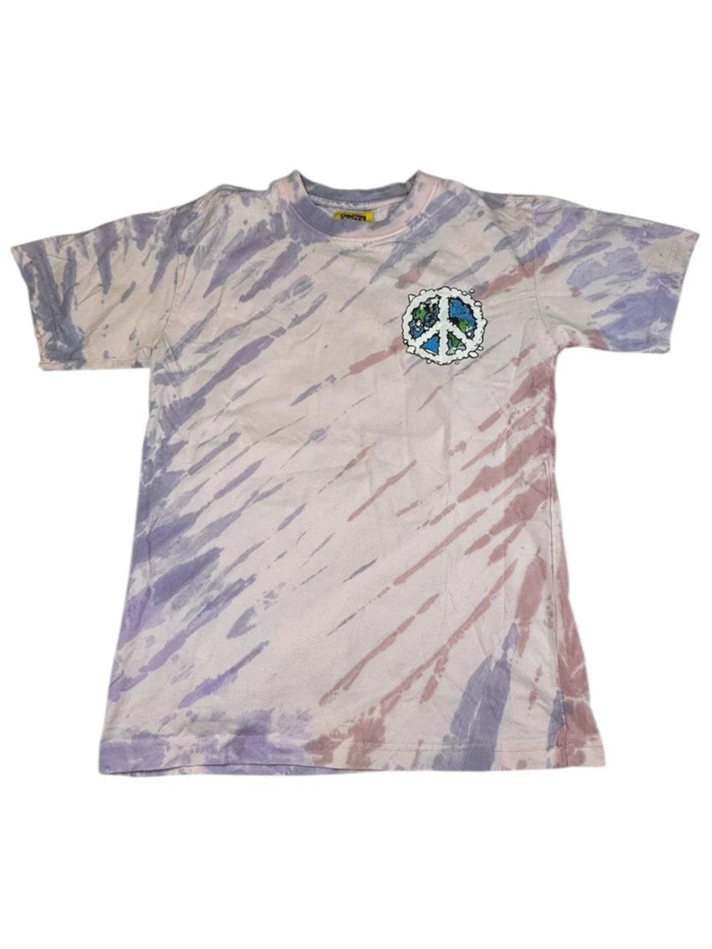 Chinatown Market T Shirt Men's Small Tie Dye Rare Cotton Graphic Peace In Earth Unisex T-shirt, Sweatshirt, Hoodie, Long Sleeve Tee - T-Shirt, Sweatshirt, Hoodie