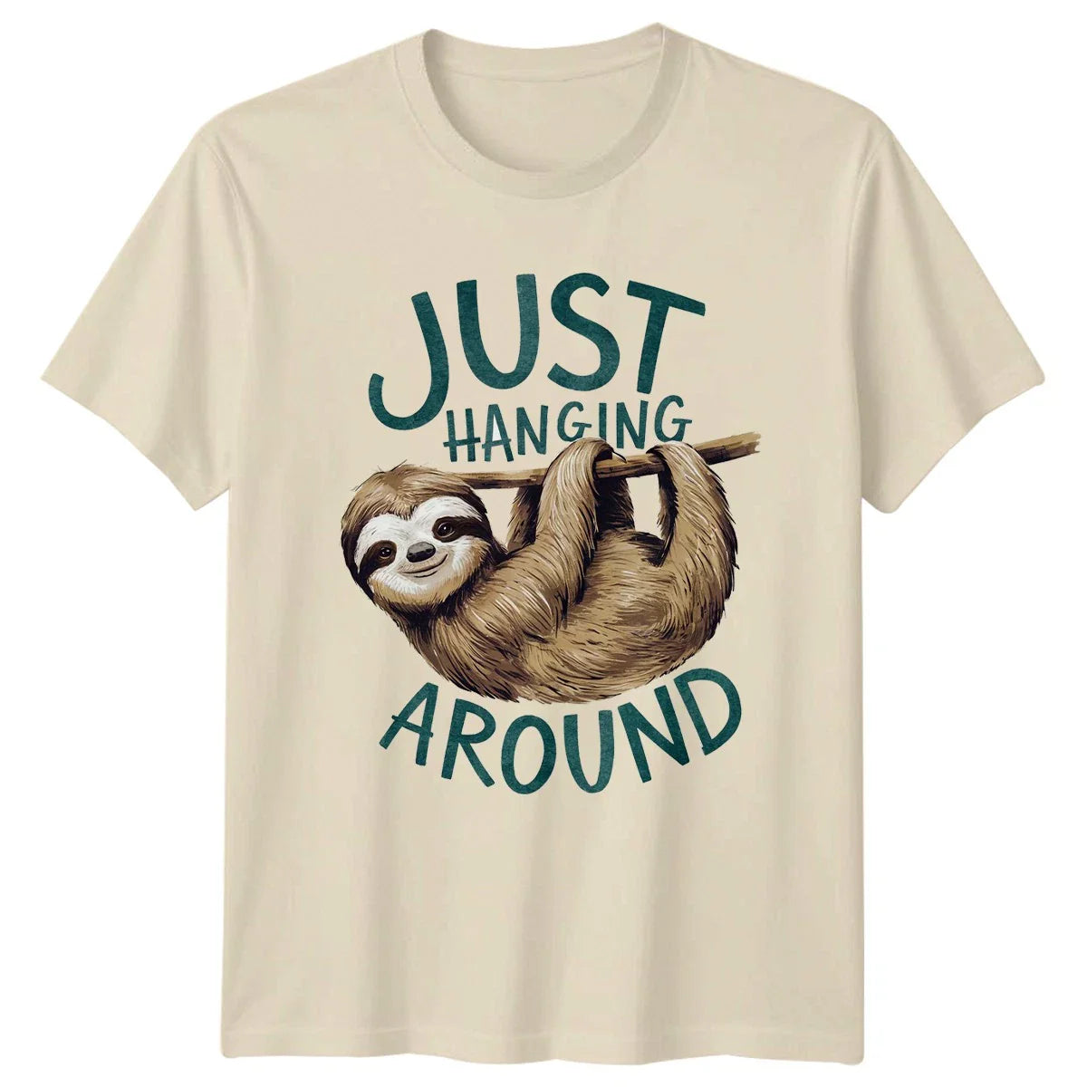 Just Hanging Around T-Shirt Lazy Sloth Animal 2026 Birthday Gift For Him And Her Unisex T-shirt, Sweatshirt, Hoodie, Long Sleeve Tee - T-Shirt, Sweatshirt, Hoodie