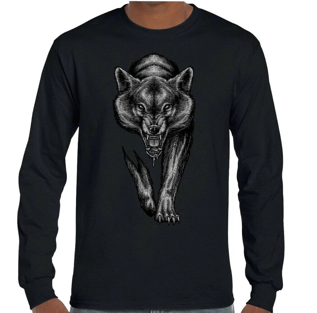 Snarling Wolf Mens Animal T-Shirt Lone Pack GOT Game of Thrones Camping Top Unisex T-shirt, Sweatshirt, Hoodie, Long Sleeve Tee - T-Shirt, Sweatshirt, Hoodie