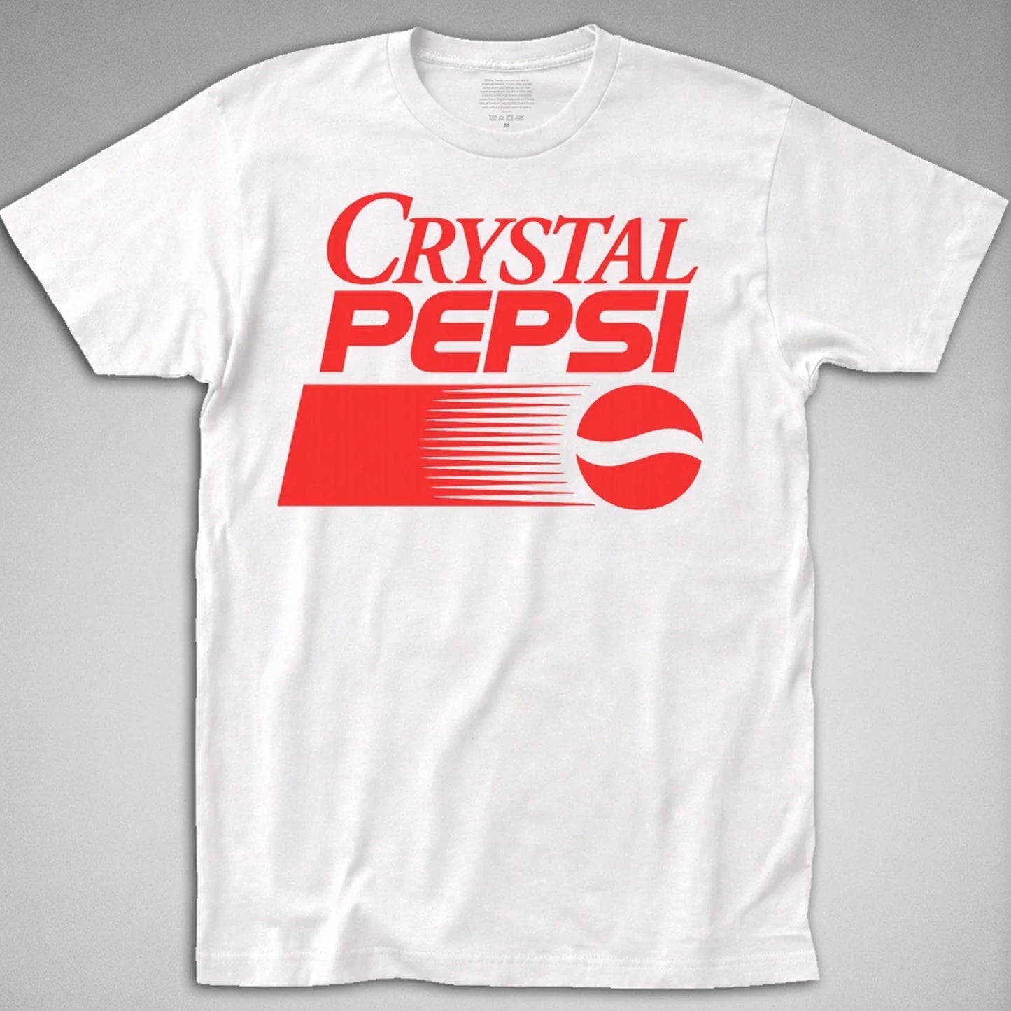 CRYSTAL PEPSI T-Shirt retro vintage 90s logo drink pop soda collectable can tee Unisex T-shirt, Sweatshirt, Hoodie, Long Sleeve Tee - T-Shirt, Sweatshirt, Hoodie