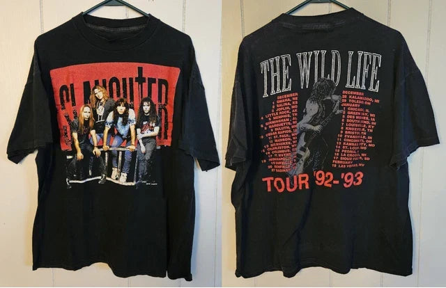 Slaughter Band Tour The Wild Life Unisex T-Shirt Unisex T-shirt, Sweatshirt, Hoodie, Long Sleeve Tee - T-Shirt, Sweatshirt, Hoodie