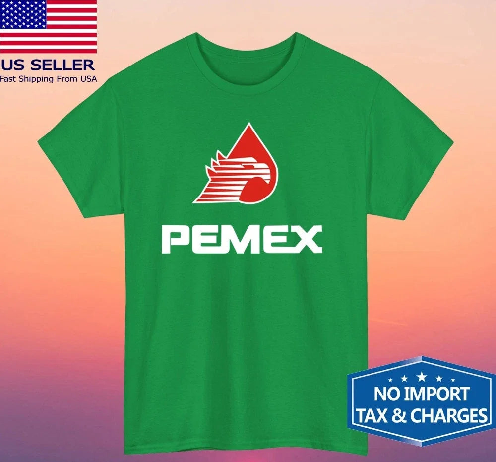 Pemex Mexico Gas Station Men's Green Size S-5XL Unisex T-shirt, Sweatshirt, Hoodie, Long Sleeve Tee - T-Shirt, Sweatshirt, Hoodie