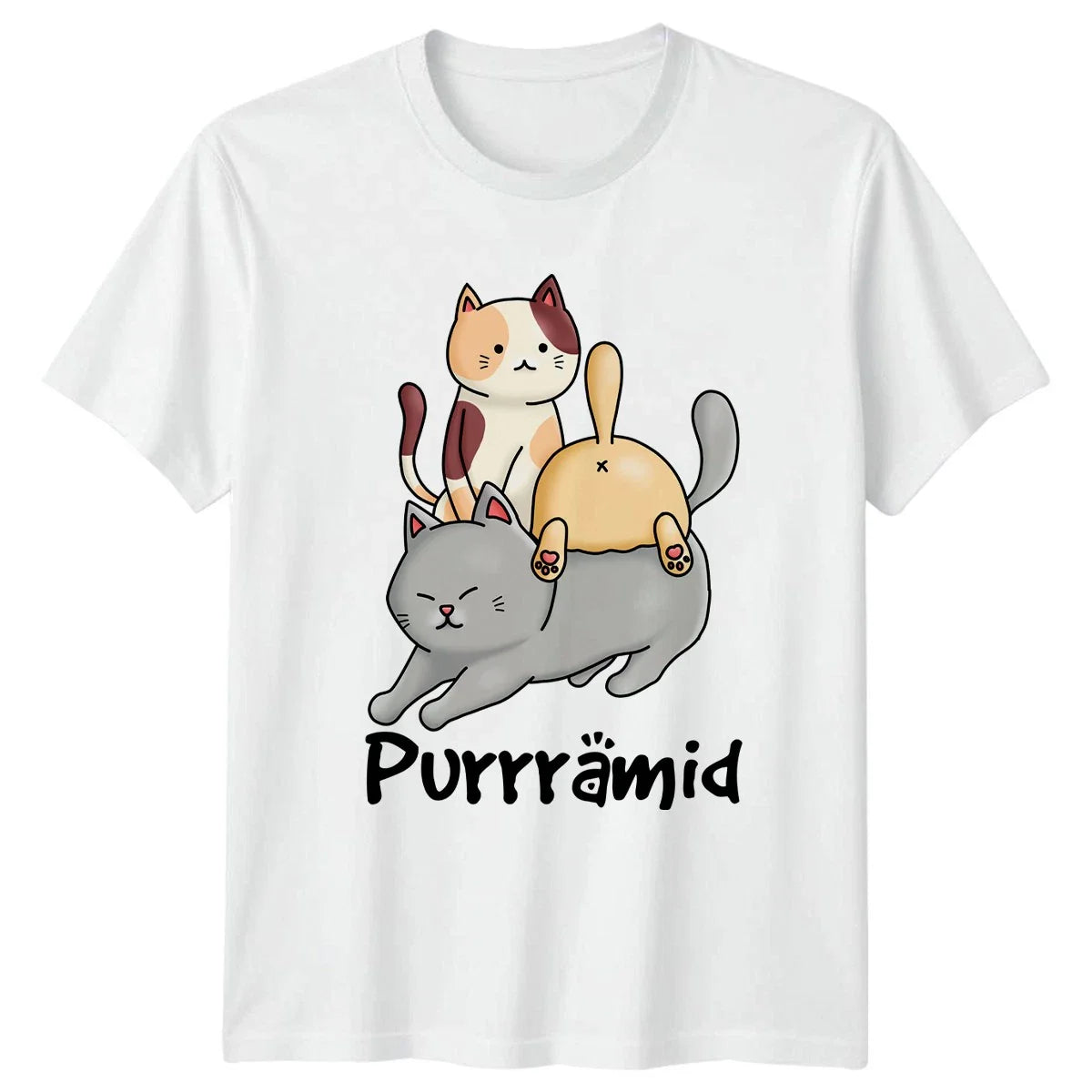 Purrrmid T-Shirt Cat Pun Humor Cats Birthday Gift For Him And Her Unisex T-shirt, Sweatshirt, Hoodie, Long Sleeve Tee - T-Shirt, Sweatshirt, Hoodie