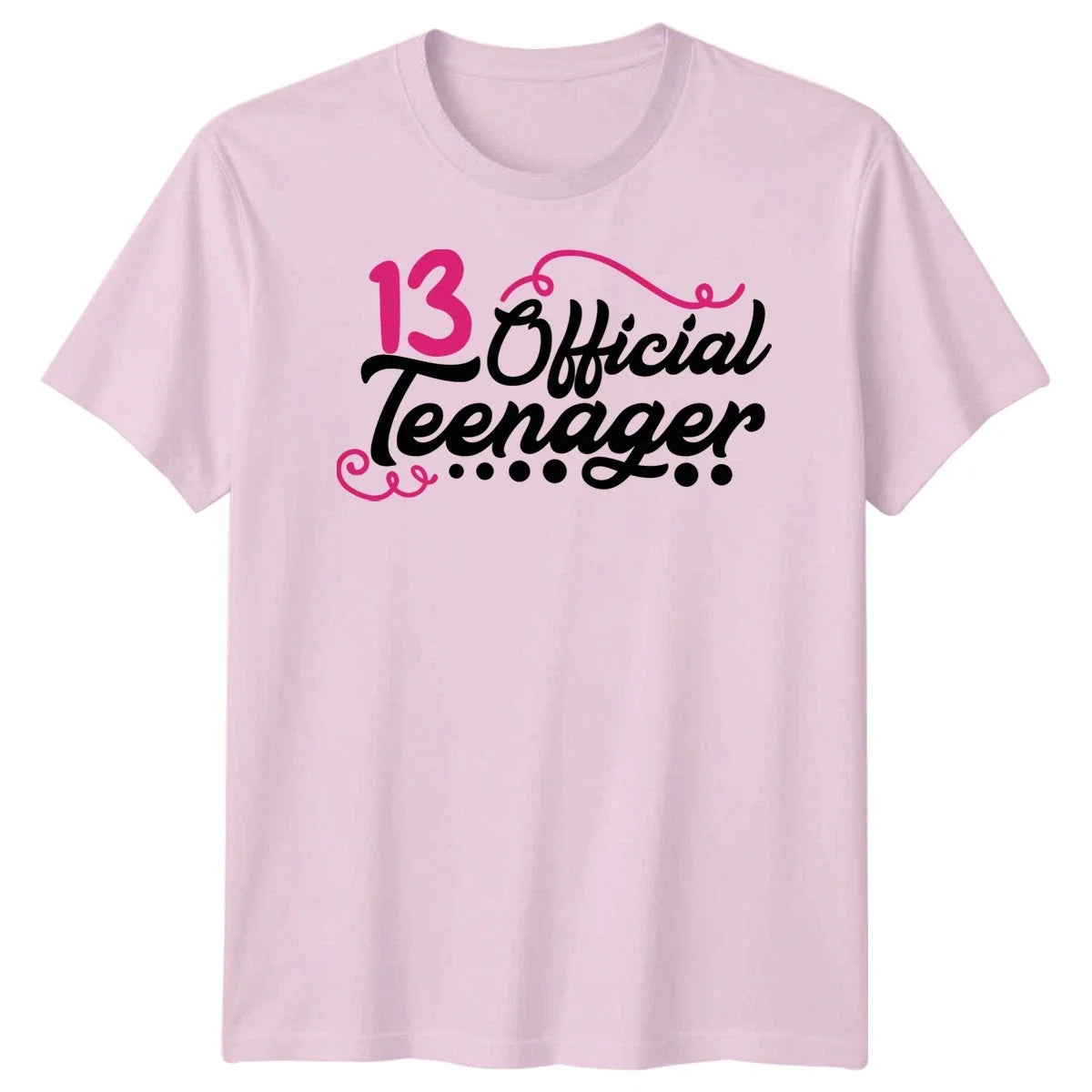 13 Official Teenager Thirteenth Birthday Unisex Tee Personalised T-Shirt Unisex T-shirt, Sweatshirt, Hoodie, Long Sleeve Tee - T-Shirt, Sweatshirt, Hoodie