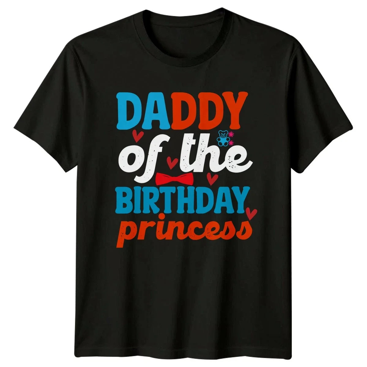 Daddy Of The Birthday Princess Mens T-Shirt Father Daughter Family Unisex T-shirt, Sweatshirt, Hoodie, Long Sleeve Tee - T-Shirt, Sweatshirt, Hoodie