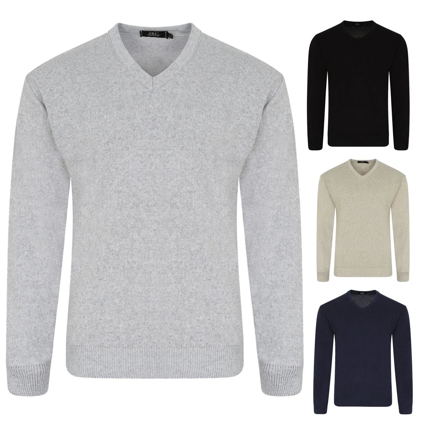 Men's Plain Knitted Casual Long Sleeve V Neck Pullover Jumper Sweater Jersey Top Unisex T-shirt, Sweatshirt, Hoodie, Long Sleeve Tee - T-Shirt, Sweatshirt, Hoodie