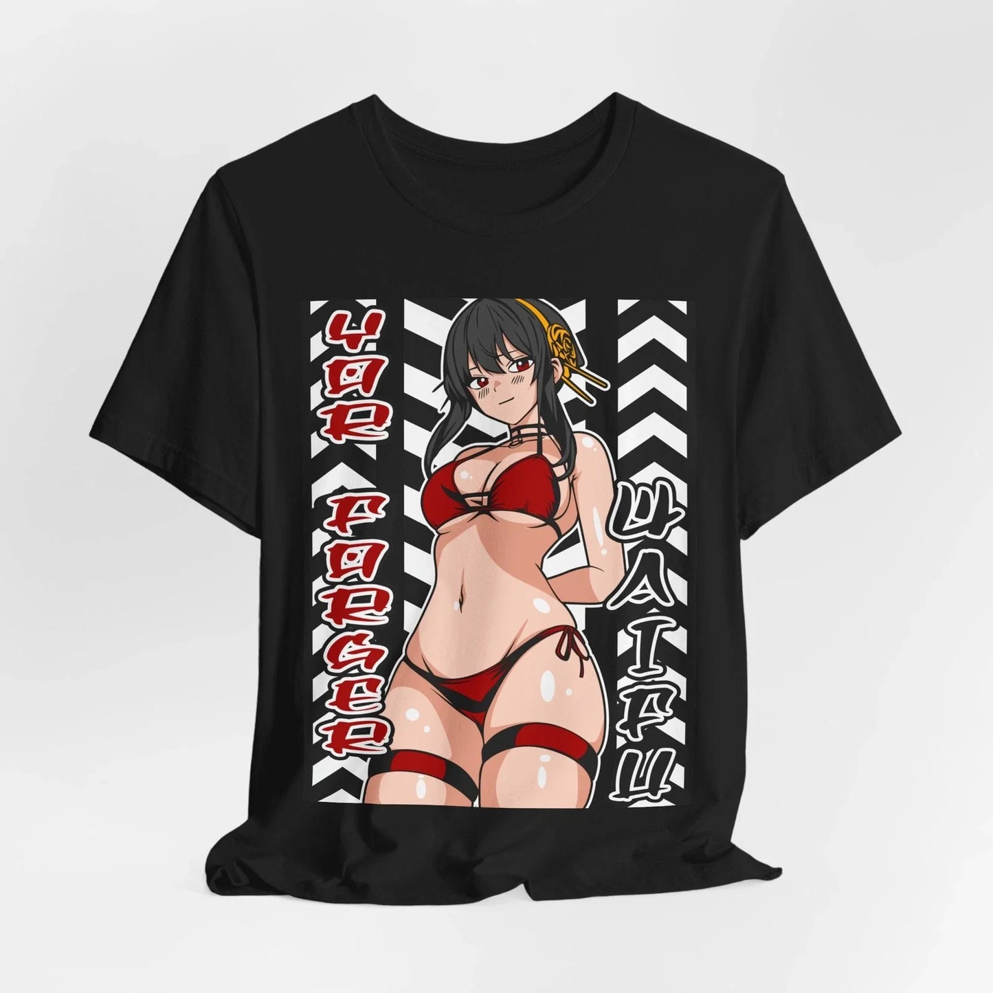 Anime Waifu Graphic Tee, Unisex Jersey Short Sleeve T-Shirt, Otaku Gift, Unisex T-shirt, Sweatshirt, Hoodie, Long Sleeve Tee - T-Shirt, Sweatshirt, Hoodie