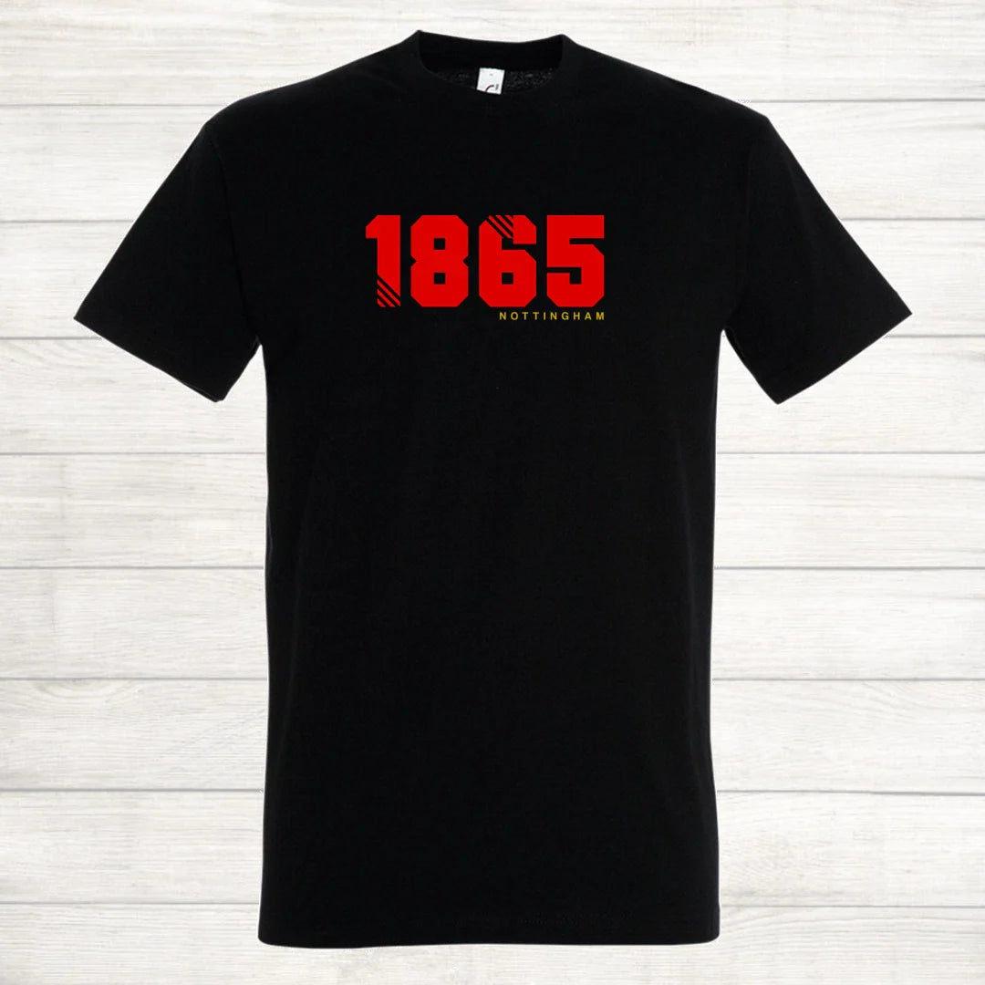 Nottingham Forest Football Shirt 1865 Est Year Retro Gift Casual T Shirt Unisex T-shirt, Sweatshirt, Hoodie, Long Sleeve Tee - T-Shirt, Sweatshirt, Hoodie
