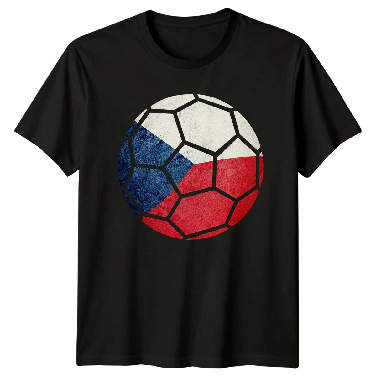 Czech Republic Flag Soccer Ball Sports Mens T-Shirt Womens Tee Graphic Top Unisex T-shirt, Sweatshirt, Hoodie, Long Sleeve Tee - T-Shirt, Sweatshirt, Hoodie