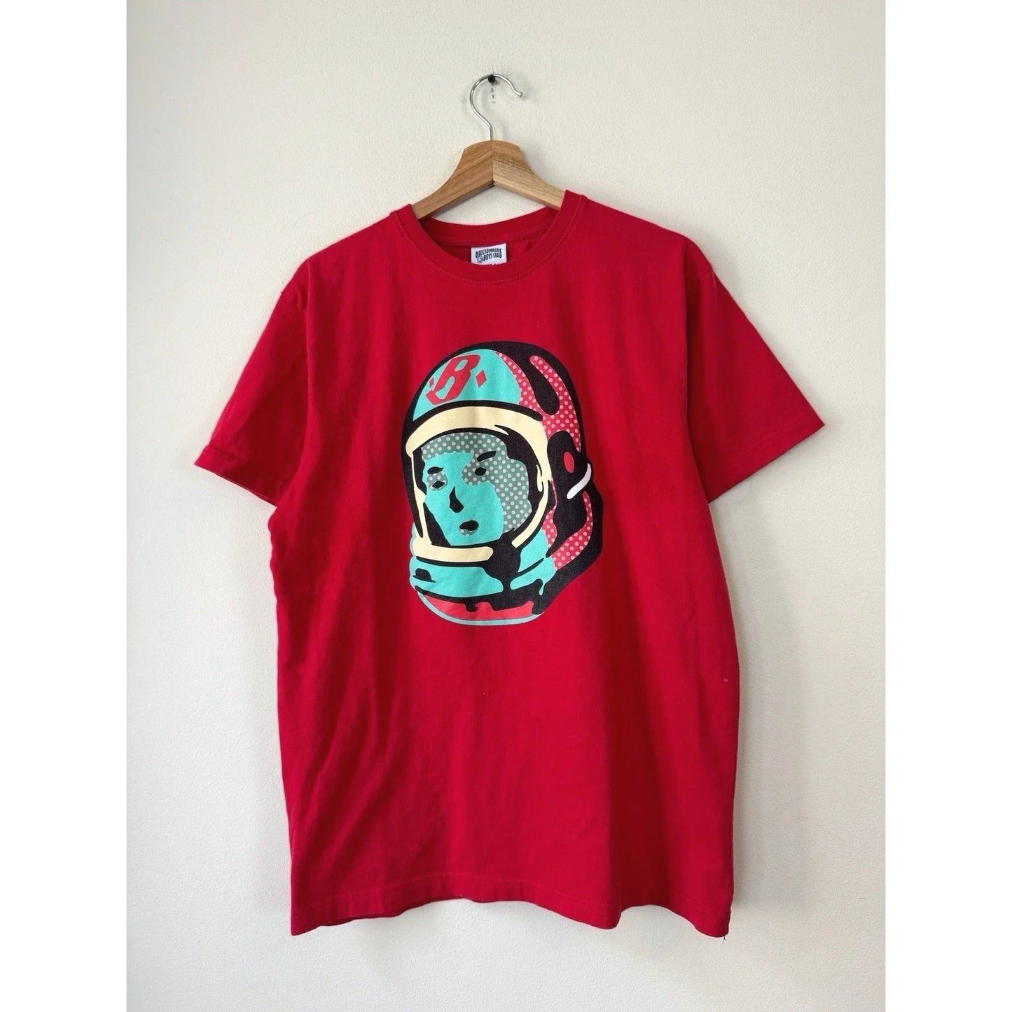 Billionaire Boys Club BBC Pop Art Colorful Astronaut Red Tee Shirt - Large Unisex T-shirt, Sweatshirt, Hoodie, Long Sleeve Tee - T-Shirt, Sweatshirt, Hoodie