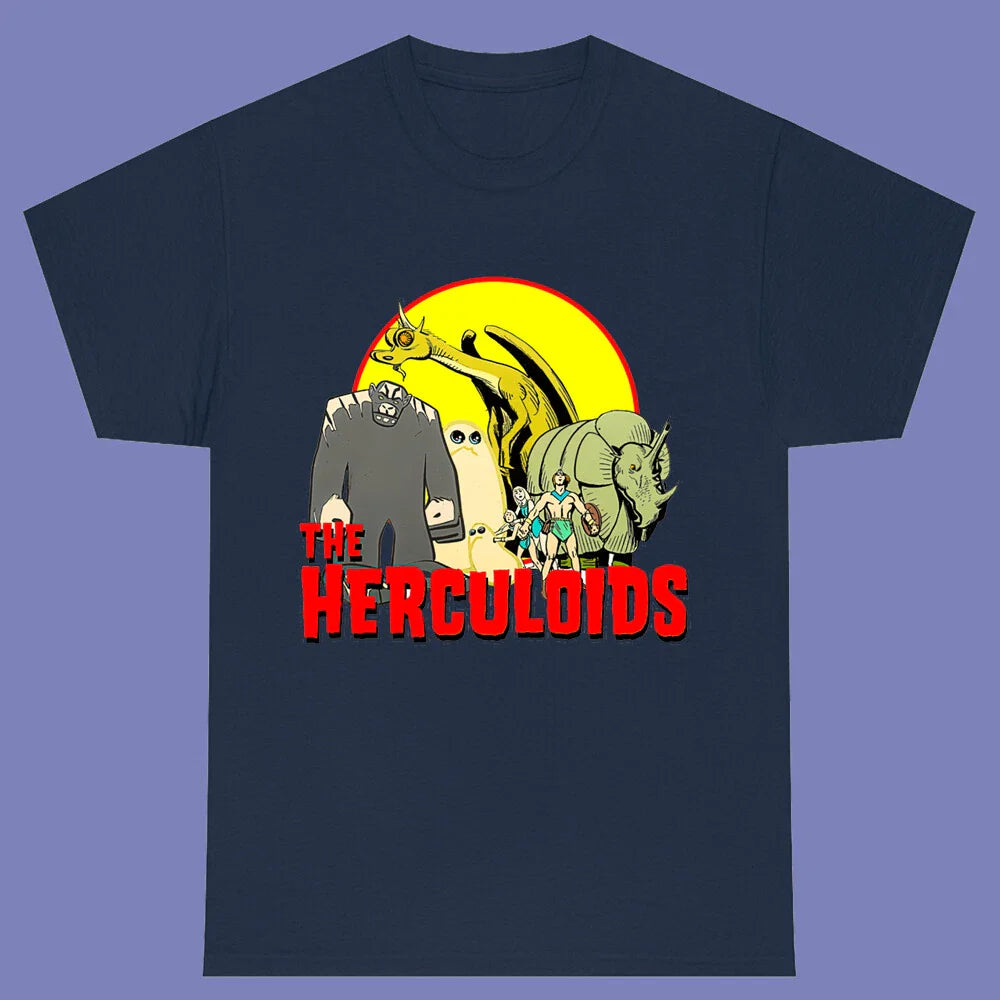 The Herculoid Famous Classic Cartoon Men's Navy Size S-3XL Unisex T-shirt, Sweatshirt, Hoodie, Long Sleeve Tee - T-Shirt, Sweatshirt, Hoodie