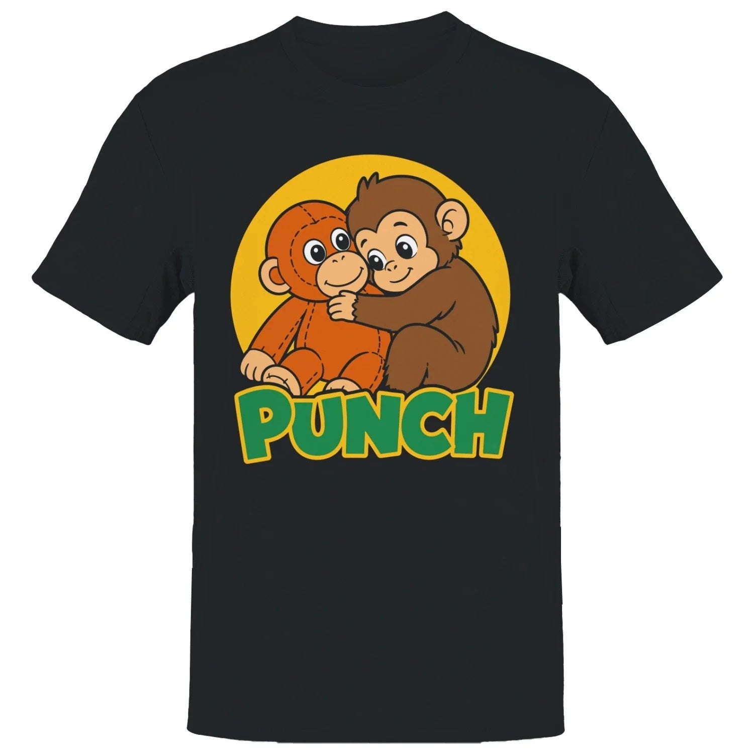 Punch Cartoon Monkey Men's T-shirt Unisex T-shirt, Sweatshirt, Hoodie, Long Sleeve Tee - T-Shirt, Sweatshirt, Hoodie