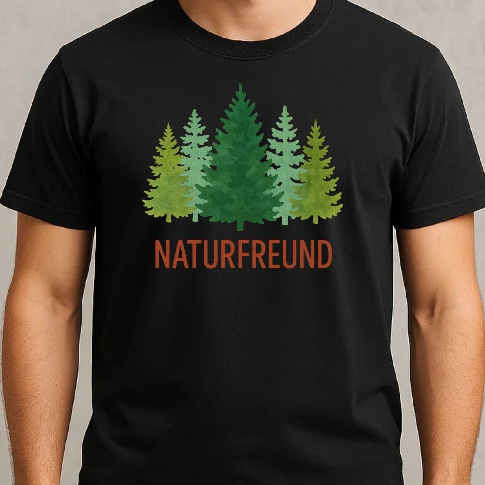 Mens Naturefriend Motif Cotton T-Shirt Size XS to 5XL Unisex T-shirt, Sweatshirt, Hoodie, Long Sleeve Tee - T-Shirt, Sweatshirt, Hoodie