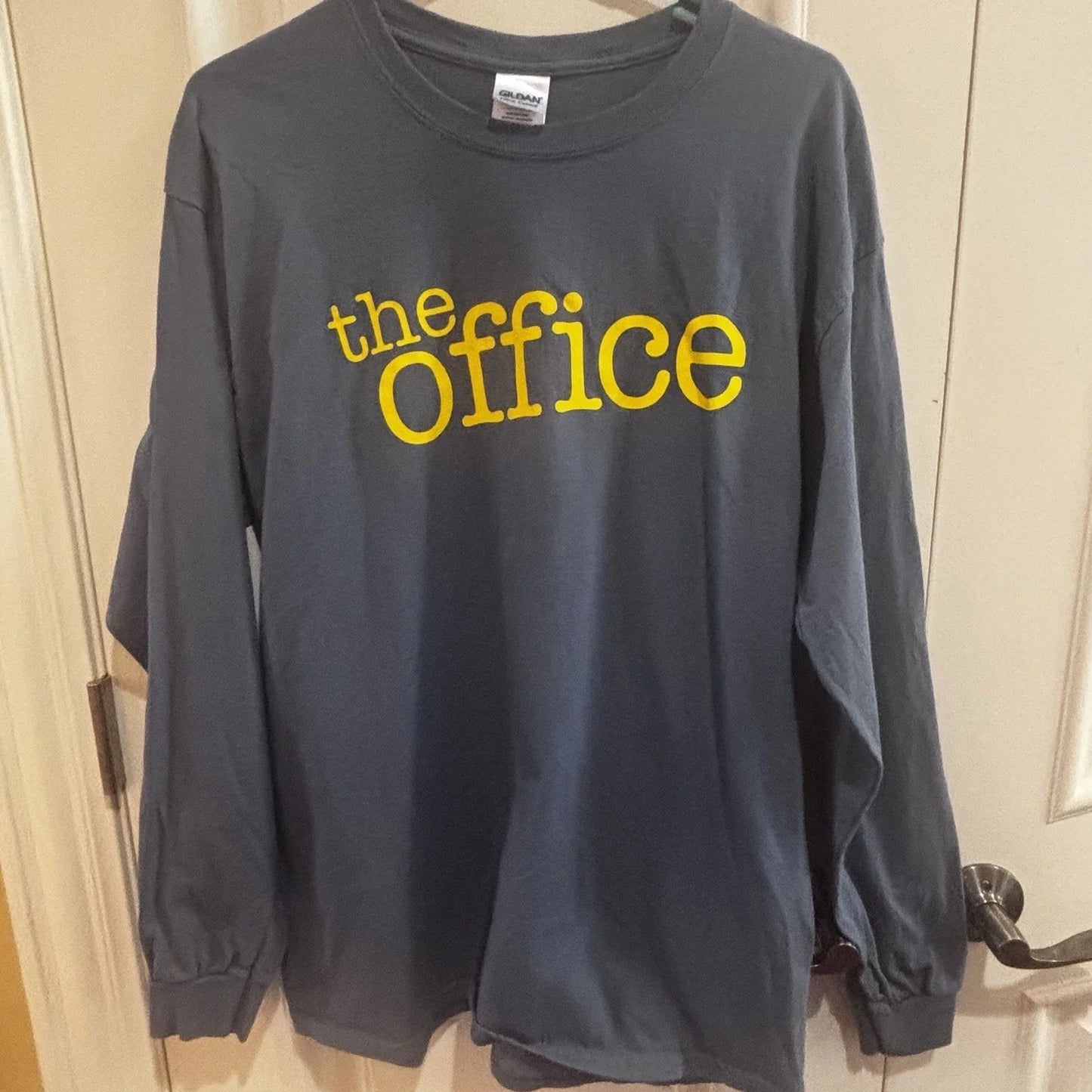 The Office Memes Quotes TV Series Mens Large Lightweight Grey Long Sleeve Shirt Unisex T-shirt, Sweatshirt, Hoodie, Long Sleeve Tee - T-Shirt, Sweatshirt, Hoodie