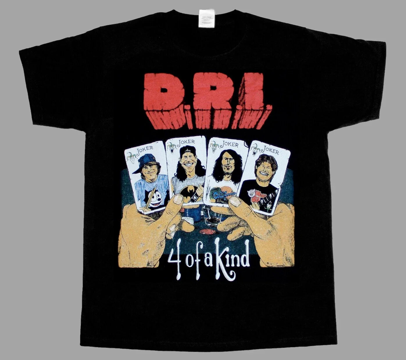 D.R.I. DRI FOUR OF A KIND DIRTY ROTTEN NEW BLACK SHORT/LONG SLEEVE T-SHIRT 345XL Unisex T-shirt, Sweatshirt, Hoodie, Long Sleeve Tee - T-Shirt, Sweatshirt, Hoodie