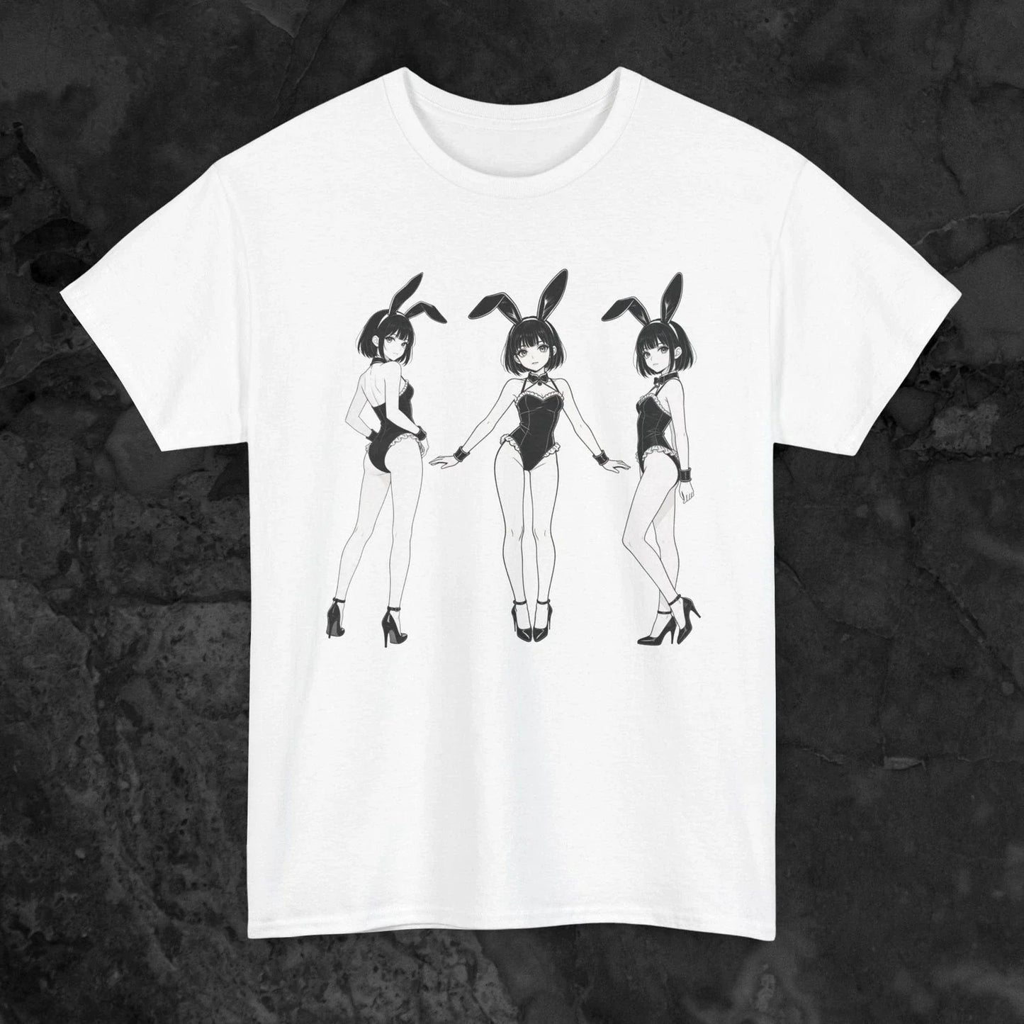 Anime Bunny Girl T Shirt Sexy Manga Waifu Graphic Otaku Gift for Him Her Unisex T-shirt, Sweatshirt, Hoodie, Long Sleeve Tee - T-Shirt, Sweatshirt, Hoodie