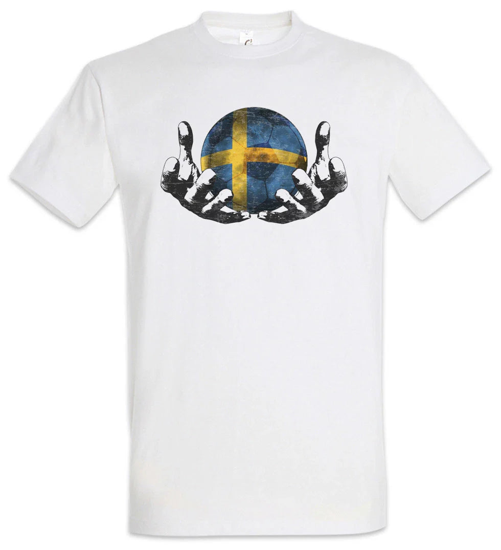 Sweden Football Magic Ball T-Shirt swedish Soccer Flag Banner World Championship Unisex T-shirt, Sweatshirt, Hoodie, Long Sleeve Tee - T-Shirt, Sweatshirt, Hoodie