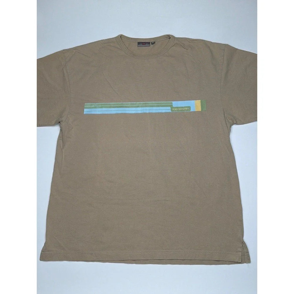 Westbound Mens Tan Graphic T Shirt Size M Short Sleeve Casual Streetwear Unisex T-shirt, Sweatshirt, Hoodie, Long Sleeve Tee - T-Shirt, Sweatshirt, Hoodie