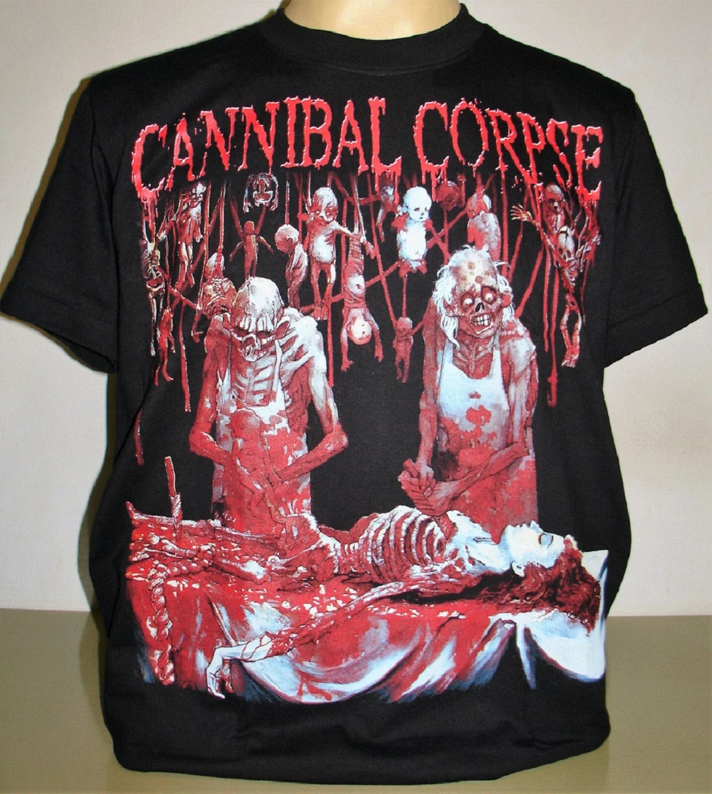 Cannibal Corpse Butchered At Birth T-Shirt Size S M L XL 2XL 3XL Death Metal New Unisex T-shirt, Sweatshirt, Hoodie, Long Sleeve Tee - T-Shirt, Sweatshirt, Hoodie