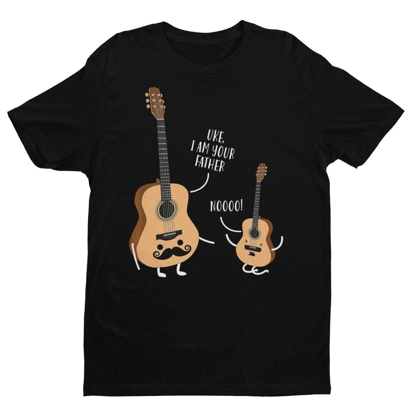 Funny Guitar Ukulele T Shirt UKE I AM YOUR FATHER Wars Star Parody Movie Joke Unisex T-shirt, Sweatshirt, Hoodie, Long Sleeve Tee - T-Shirt, Sweatshirt, Hoodie
