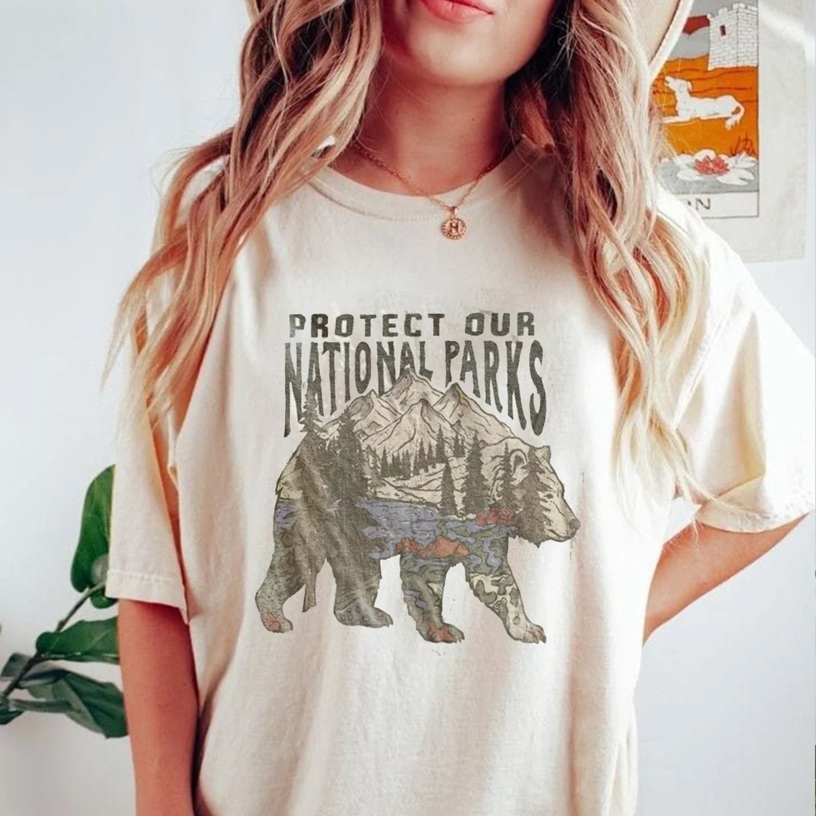 National Parks Bear Graphic Tee, Protect Our National Parks T-shirt, Nature Love Unisex T-shirt, Sweatshirt, Hoodie, Long Sleeve Tee - T-Shirt, Sweatshirt, Hoodie