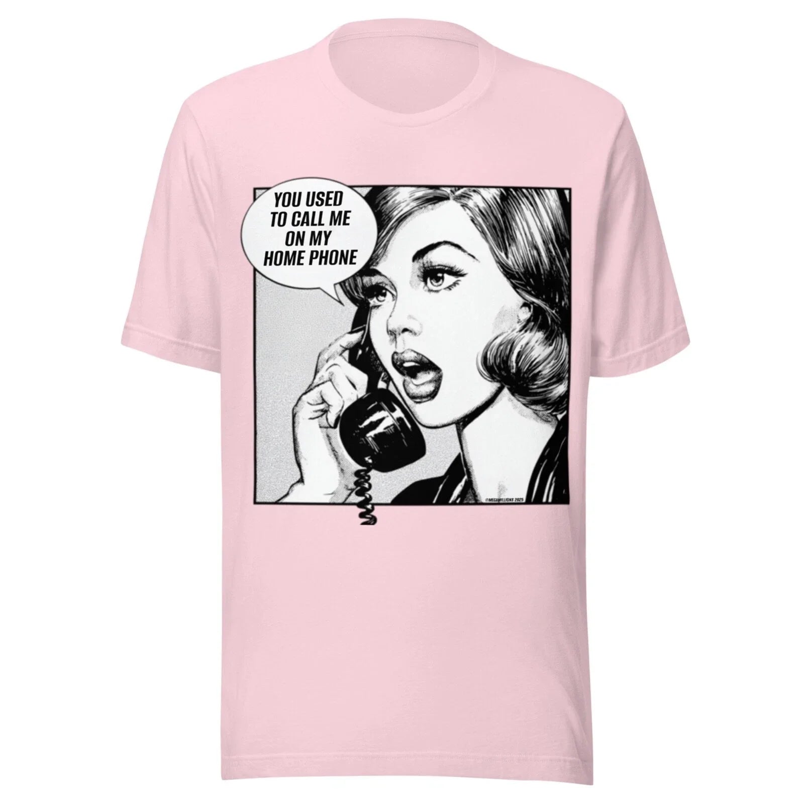 vintage SHIRT - FUNNY  - POP ART - DRAKE -  CALL ME ON MY HOME PHONE - PINK Unisex T-shirt, Sweatshirt, Hoodie, Long Sleeve Tee - T-Shirt, Sweatshirt, Hoodie