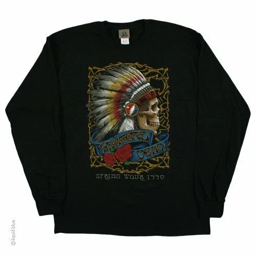 GRATEFUL DEAD-SPRING TOUR '90-LONG SLEEVE BLACK T-SHIRT - M,L,XL,XXL Garcia,Lesh Unisex T-shirt, Sweatshirt, Hoodie, Long Sleeve Tee - T-Shirt, Sweatshirt, Hoodie