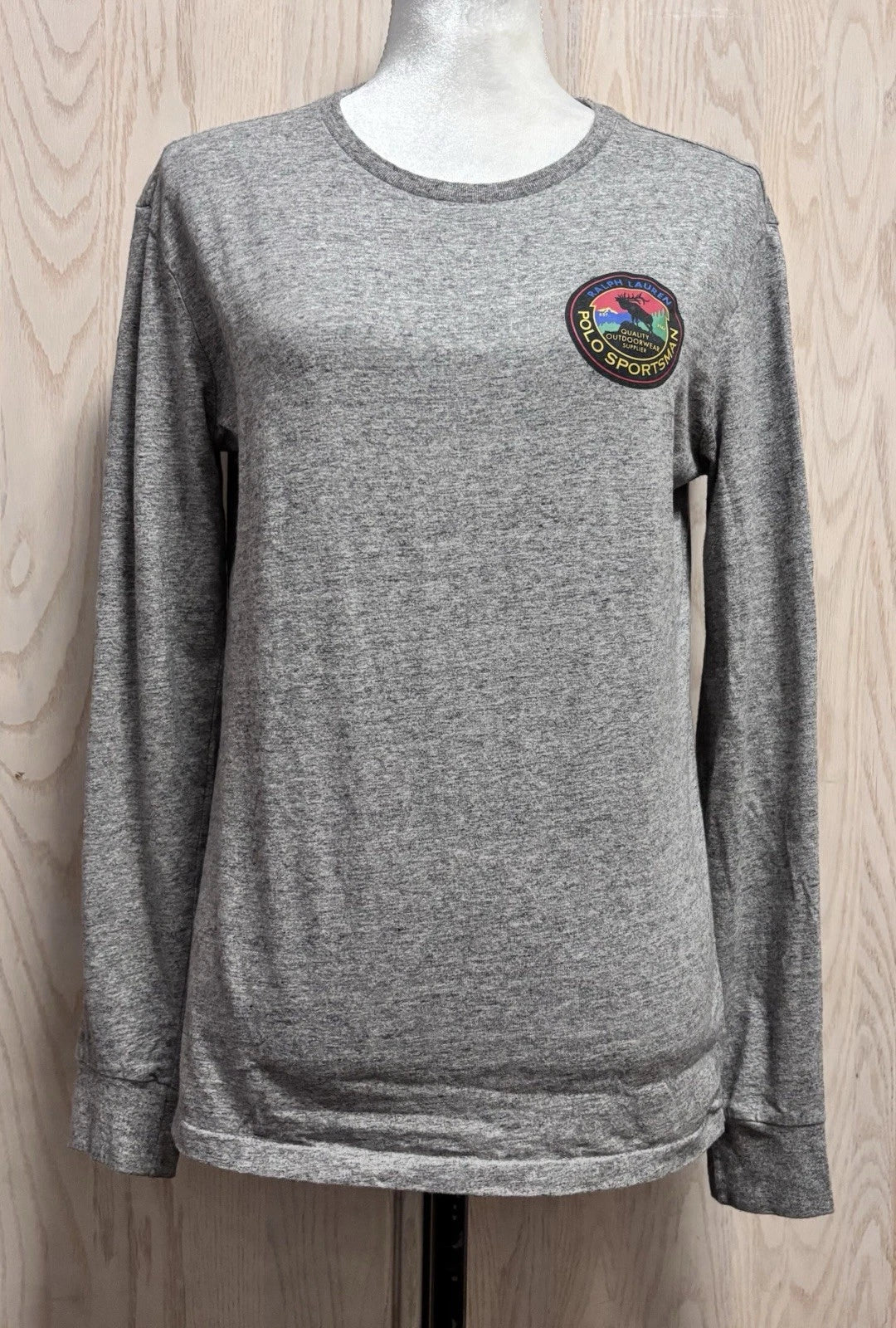 Polo Ralph Lauren Polo Sportsman Terrain Long Sleeve T-Shirt Grey Size S . EUC Unisex T-shirt, Sweatshirt, Hoodie, Long Sleeve Tee - T-Shirt, Sweatshirt, Hoodie