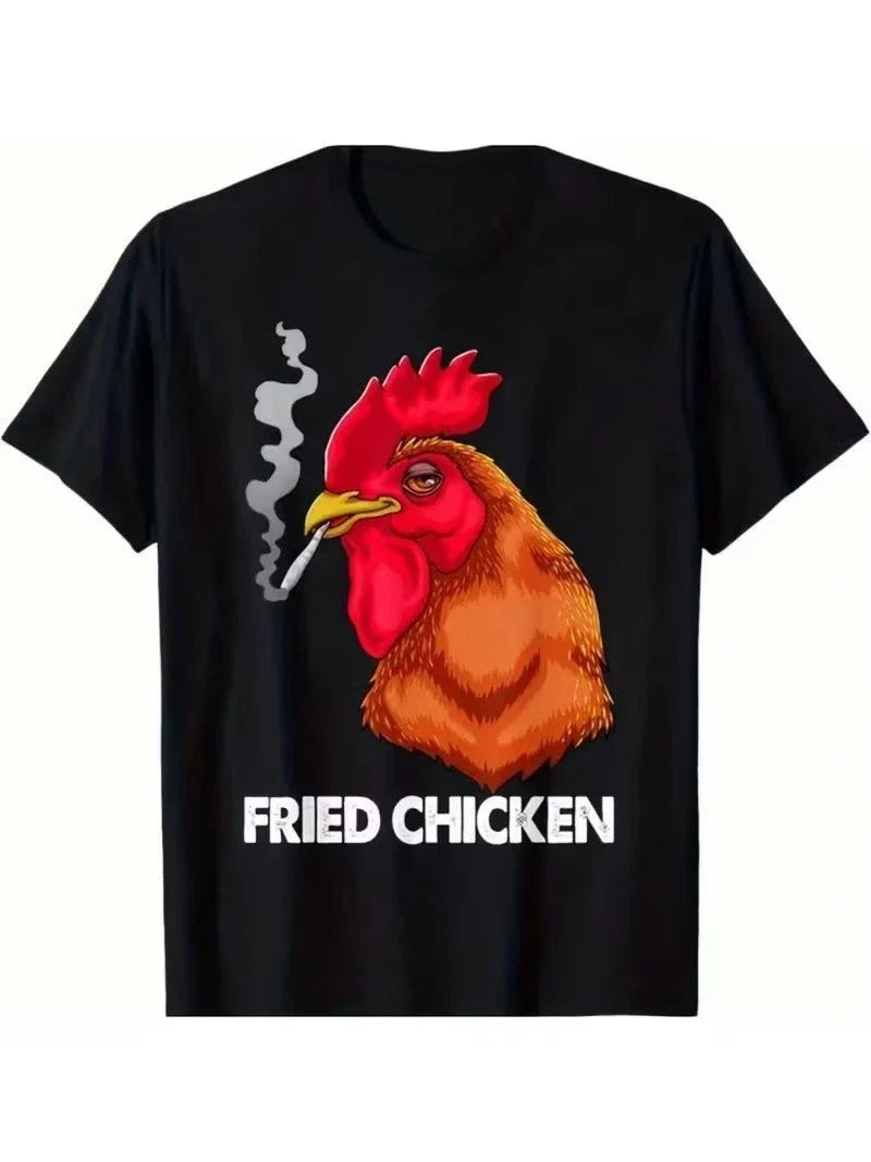 Men's Fried Chicken Graphic T-Shirt Unisex T-shirt, Sweatshirt, Hoodie, Long Sleeve Tee - T-Shirt, Sweatshirt, Hoodie