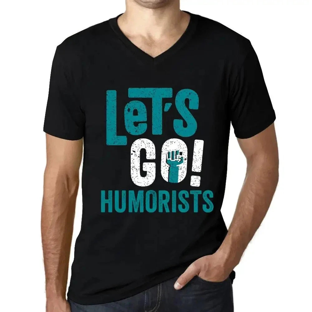 Men's Graphic T-Shirt V Neck Let's Go Humorists Eco-Friendly Limited Edition Unisex T-shirt, Sweatshirt, Hoodie, Long Sleeve Tee - T-Shirt, Sweatshirt, Hoodie
