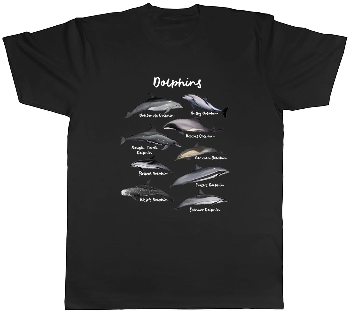 Dolphins of the Sea World Intelligent Mens T-Shirt Tee Gift Top Unisex T-shirt, Sweatshirt, Hoodie, Long Sleeve Tee - T-Shirt, Sweatshirt, Hoodie